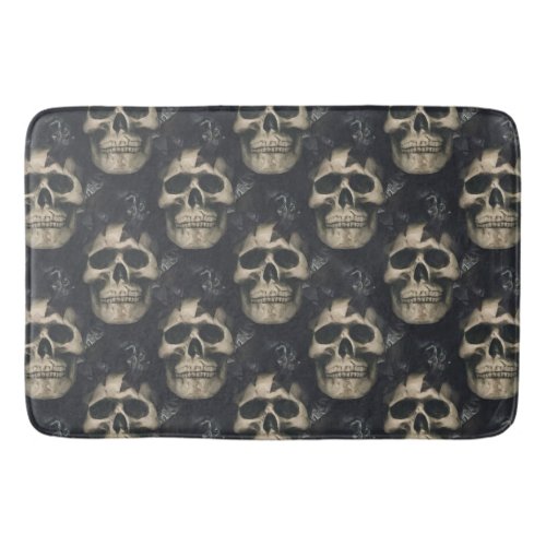 Dark Skulls  Bath Mat