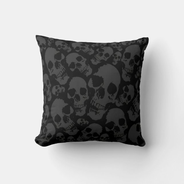 Dark Skulls Pillow (Front)