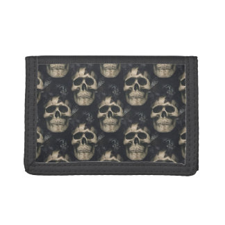Dark Skulls Trifold Wallet