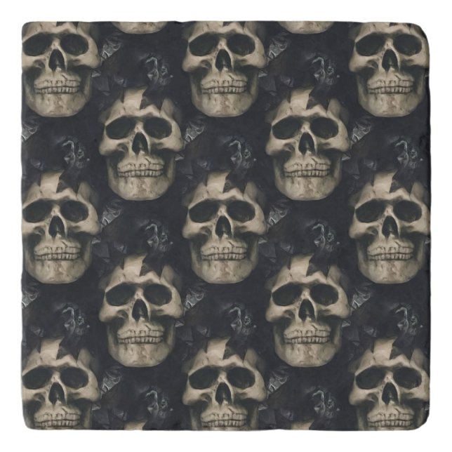 Dark Skulls  Trivet (Front)