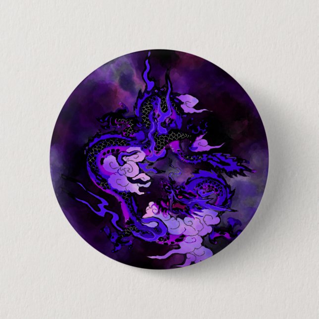 Dark Sky Pinback Button (Front)