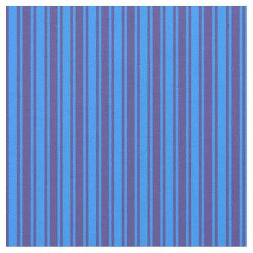 Dark Slate Blue and Blue Lined/Striped Pattern Fabric