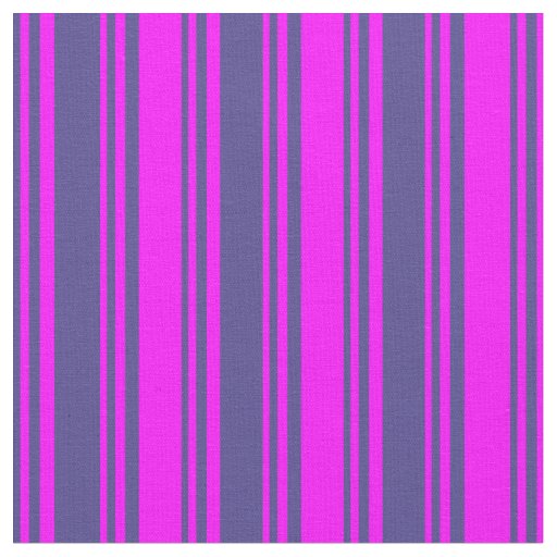 Dark Slate Blue and Fuchsia Lined/Striped Pattern Fabric
