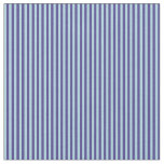 [ Thumbnail: Dark Slate Blue and Light Blue Colored Lines Fabric ]