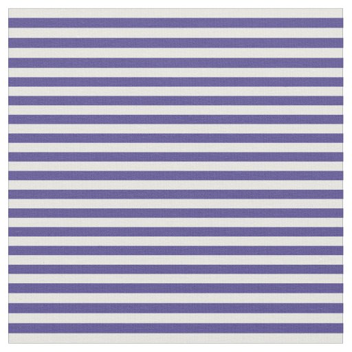 Dark Slate Blue and Mint Cream Lines Fabric