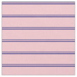 [ Thumbnail: Dark Slate Blue and Pink Colored Pattern Fabric ]