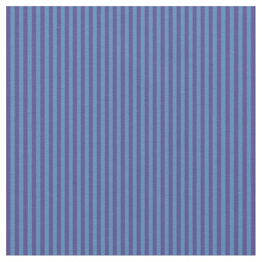 Dark Slate Blue & Blue Colored Stripes Fabric
