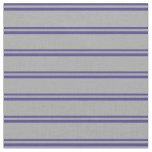 [ Thumbnail: Dark Slate Blue & Dark Gray Striped/Lined Pattern Fabric ]