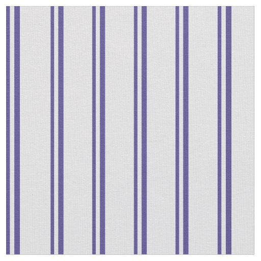 Dark Slate Blue & Lavender Colored Stripes Fabric