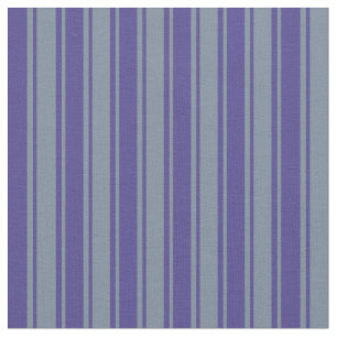 Dark Slate Blue & Light Slate Gray Colored Lines Fabric