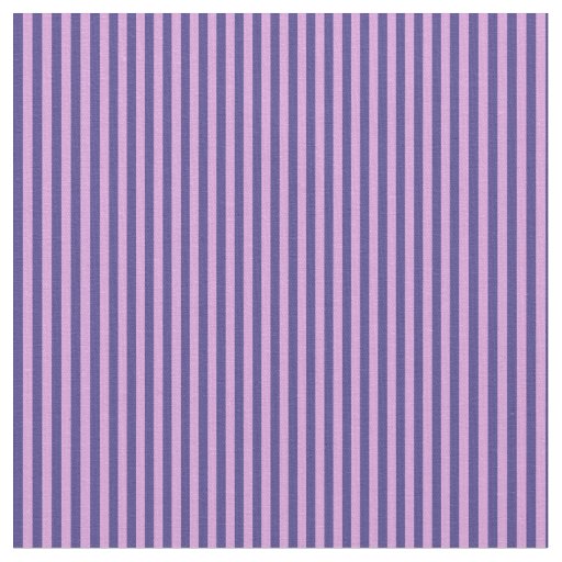 Dark Slate Blue & Plum Stripes Fabric
