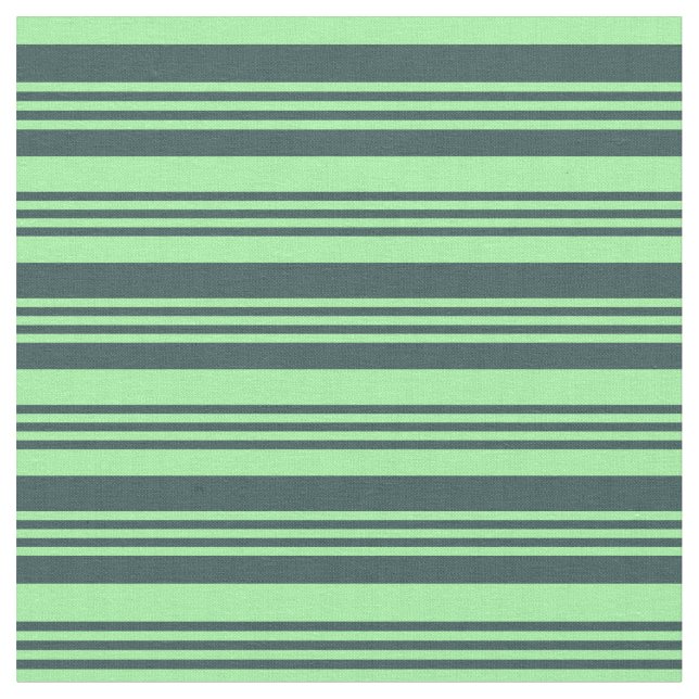 Dark Slate Gray and Green Pattern Fabric (Close Up)