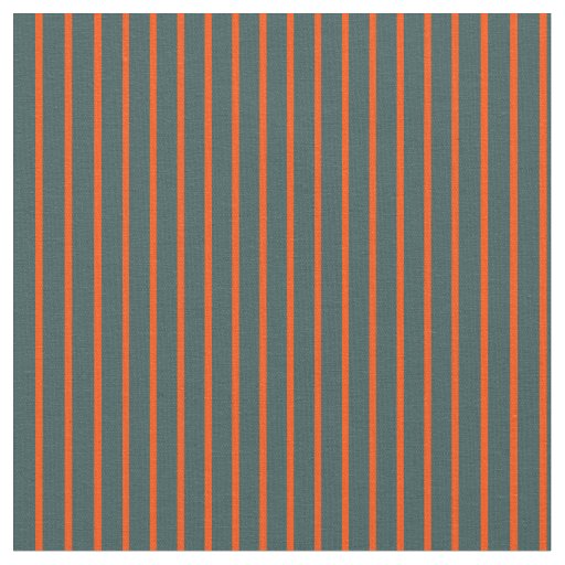 Dark Slate Gray and Red Lined/Striped Pattern Fabric