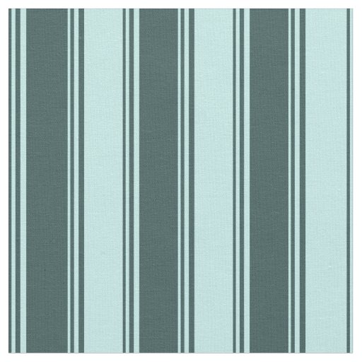 Dark Slate Gray and Turquoise Colored Pattern Fabric