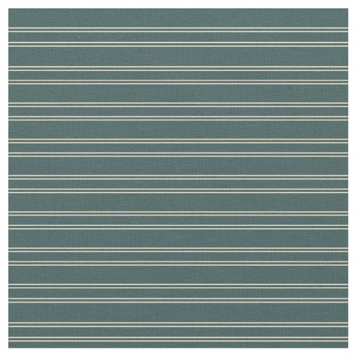 Dark Slate Gray & Beige Pattern of Stripes Fabric