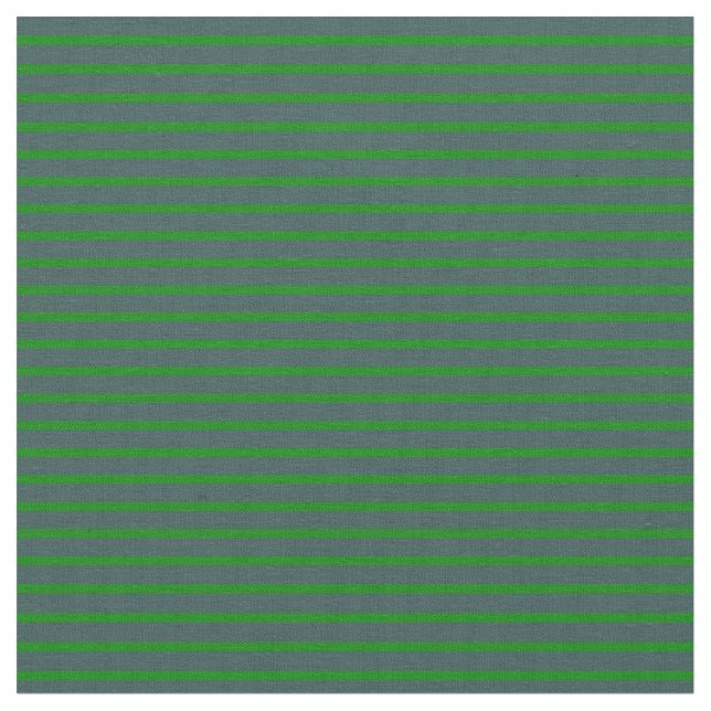 Dark Slate Gray & Green Colored Pattern Fabric (Close Up)