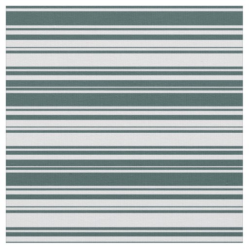 Dark Slate Gray & Lavender Stripes Fabric