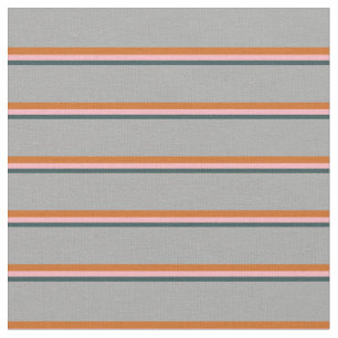 Dark Slate Gray, Light Pink, Chocolate & Dark Gray Fabric