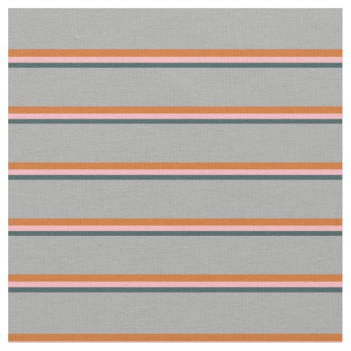 Dark Slate Gray, Light Pink, Chocolate & Dark Gray Fabric