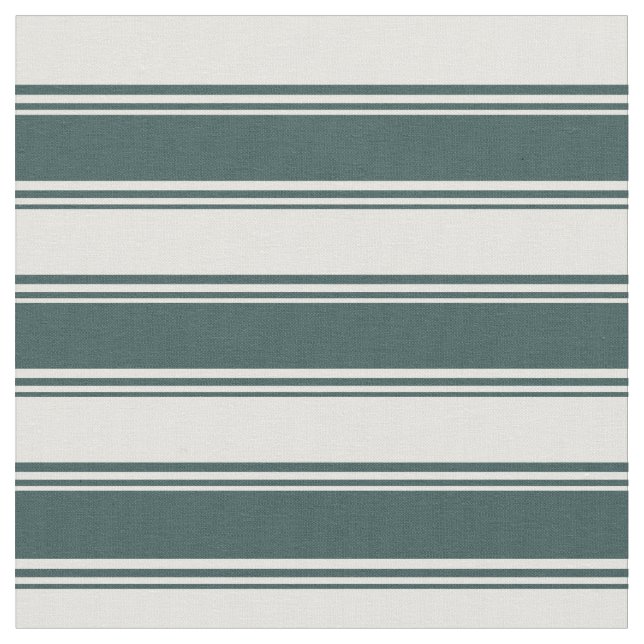 Dark Slate Gray & Light Yellow Lines Fabric (Close Up)