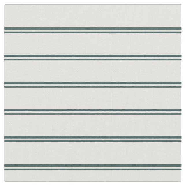 Dark Slate Gray & Light Yellow Stripes Pattern Fabric (Close Up)