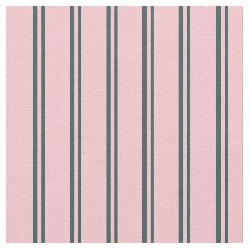 Dark Slate Gray & Pink Pattern Fabric