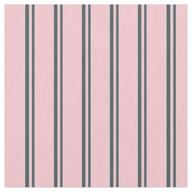 Dark Slate Gray & Pink Pattern Fabric (Close Up)