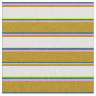 Dark Slate Gray, Plum, Dark Goldenrod, Cyan, Green Fabric
