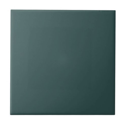 Dark Slate Gray Solid Color Ceramic Tile