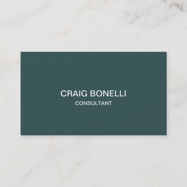 Dark Slate Gray Unique Amazing Business Card (Front)