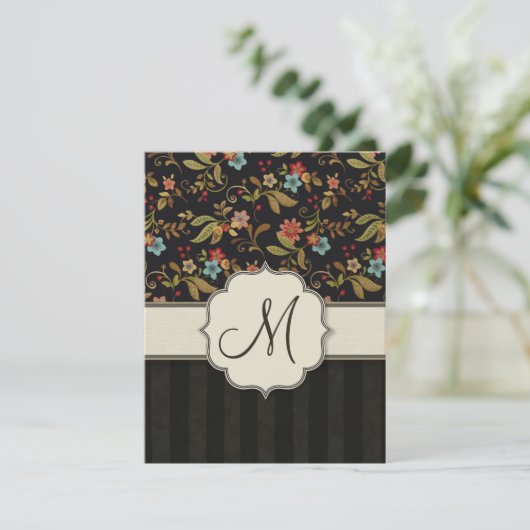 Dark Slavic Style Floral (Standing Front)