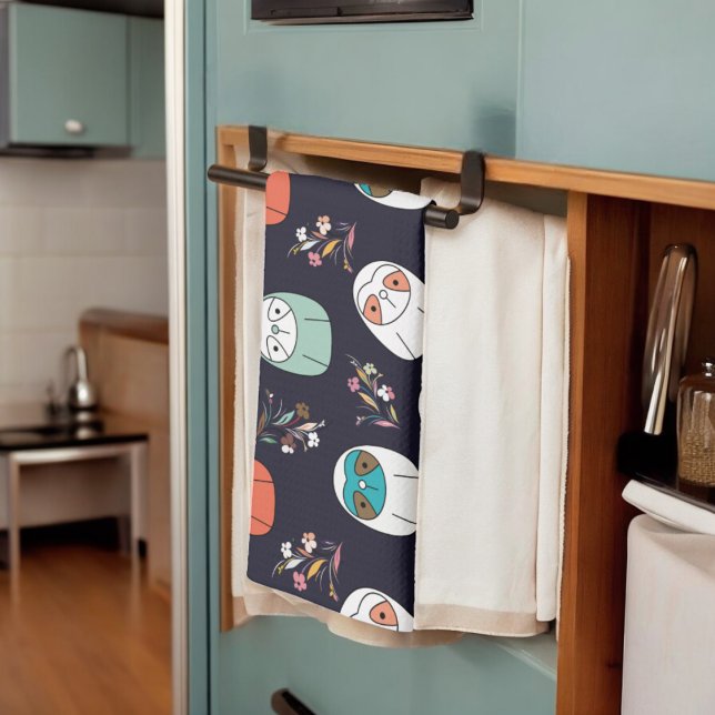 Dark Sloth  Kitchen Towel (Kitchen Towel)