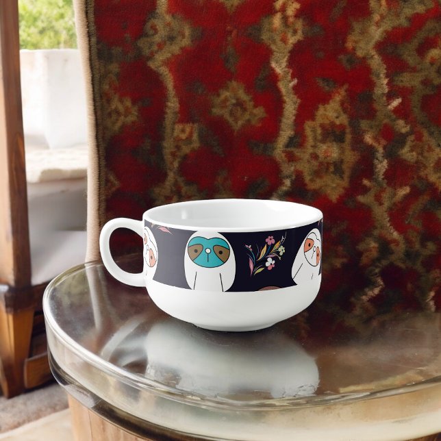 Dark Sloth  Soup Mug (Soup Mug)