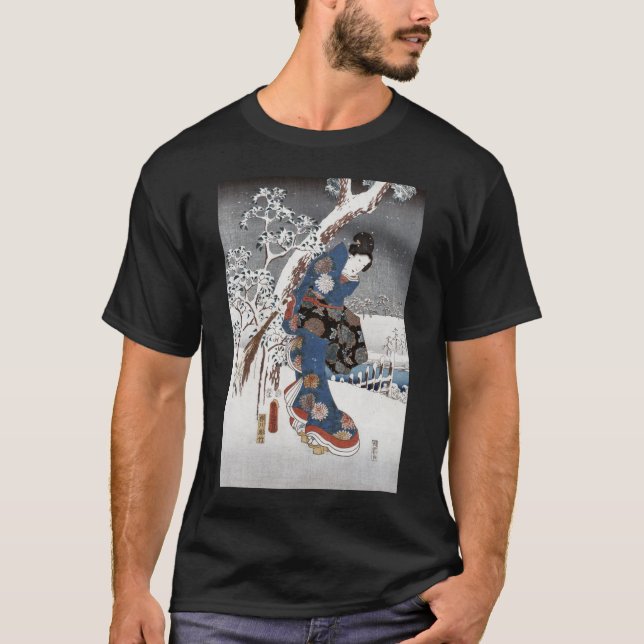Dark Snow Geisha T-Shirt (Front)