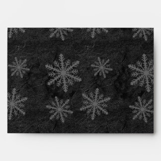 Dark Snowflake Pattern 1 - Envelope