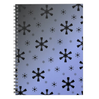 Dark Snowflakes Notebook