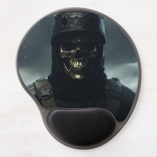 Dark Soldier Gel Mousepad – Gaming & Tactical Desk (Front)