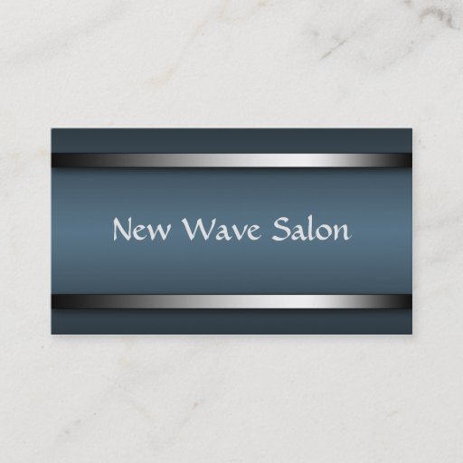 Customizable Dark Sophisticated Blue Appointment Cards Business Card Template