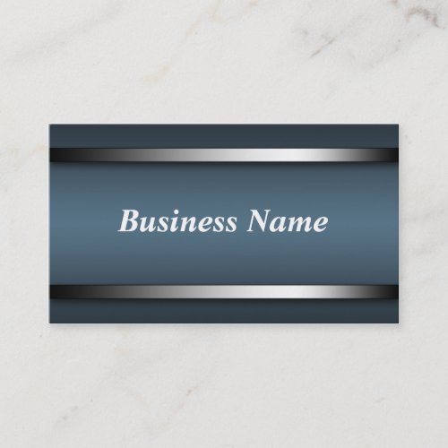 Dark Sophisticated Blue business cards