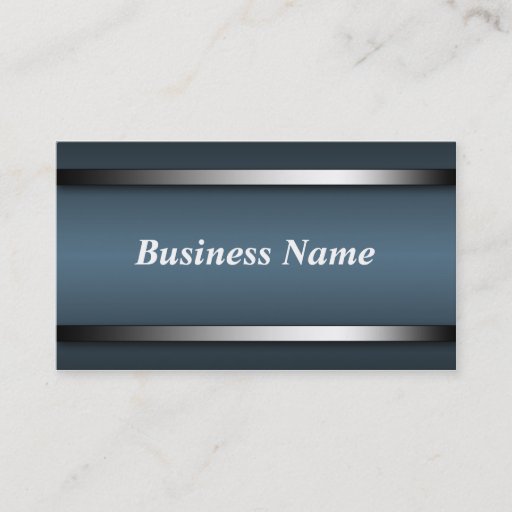 Customizable Dark Sophisticated Blue business cards