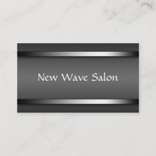 Dark Sophisticated Gray Appointment Cards Business Card Templates