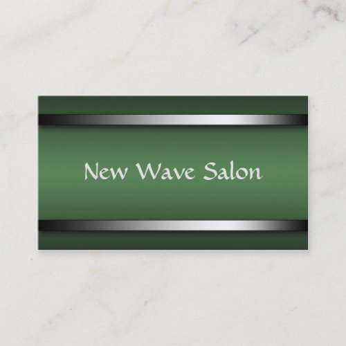 Dark Sophisticated Green Appointment Cards Business Card