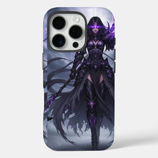 Dark Sorceress Power iPhone 16 Pro Case (Back)