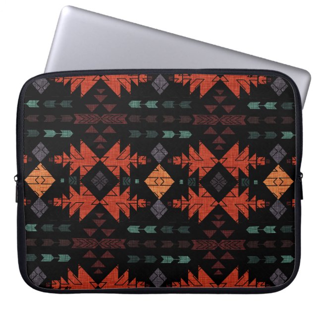 Dark Southwestern Skies Beautiful Pattern Laptop Sleeve (Front)