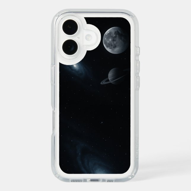 Dark space  speck iPhone case (Front)