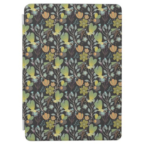 Dark Spring Pattern iPad Air Cover