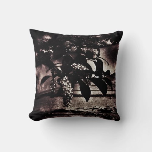 Dark Spring Throw Pillow