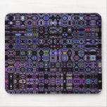 Dark Stained Glass Abstract Mousepad