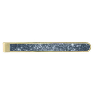 Dark Steel Blue Stars Tie Bar