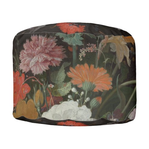 Dark Still Life Floral  Throw Pillow